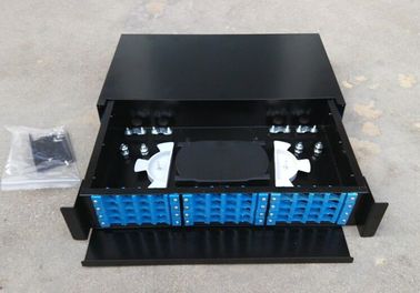 Китай Коробка заплаты оптического волокна порта терминальной коробки 36/48 Тыпефибер ящика металла оптическая поставщик