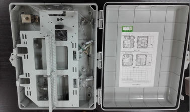 Китай Коробка распределения стекловолокна 32 ядров пластиковая на открытом воздухе или установленная стена Инддор поставщик